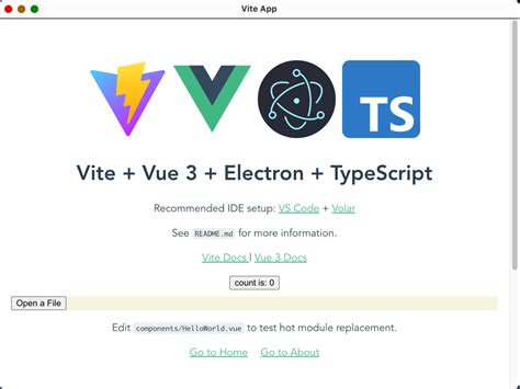 electron vite vue3 typescript.